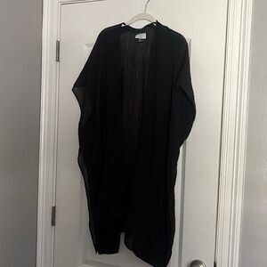 Black swim coverup